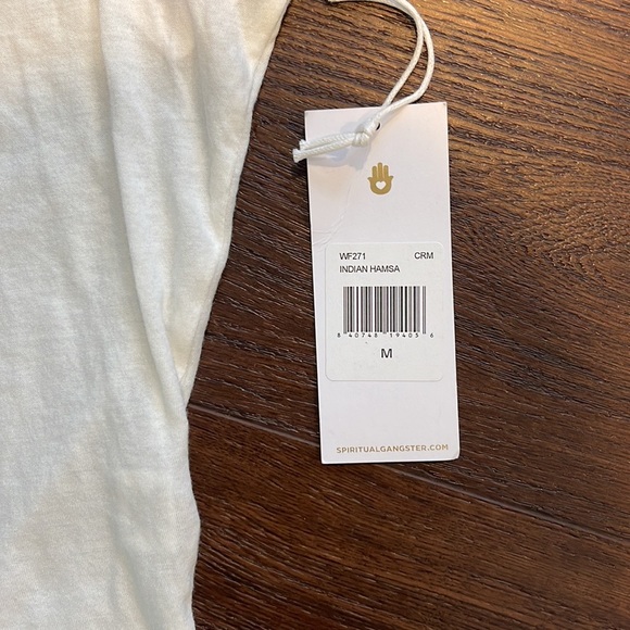 Spiritual Gánster NWT Indian Hamsa Top, Super Soft. - Picture 7 of 12